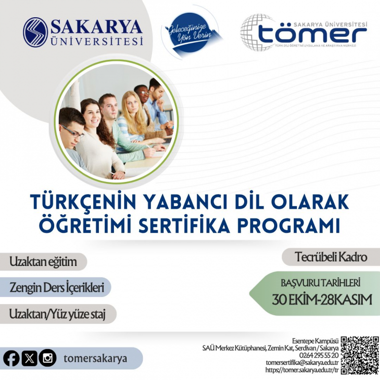 Türkçenin Yabancı Dil Olarak Öğretimi Sertifika Programı (YTO)